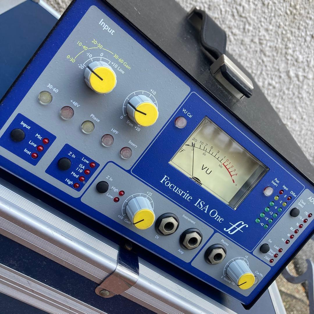 通電OK ハードケース付 Focusrite ISA One マイクプリアンプ