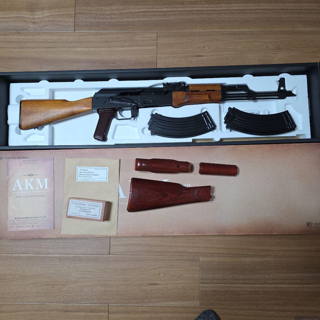 i*a様 【東京マルイ】AKMガスブローバック 　リアルウッド