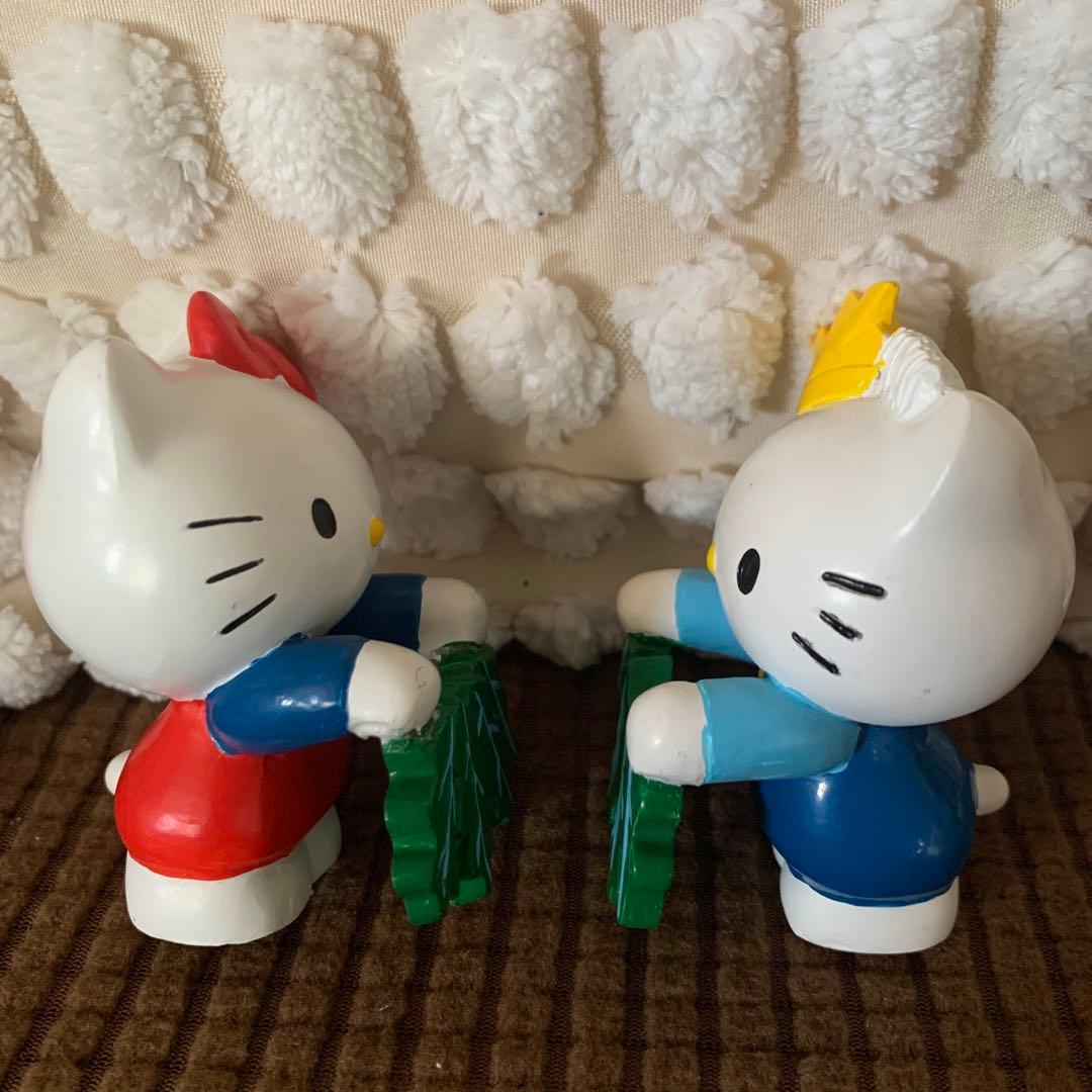 レア　当時物 2001年 ハローキティ ダニエル こどもの日　フィギュア 陶器製