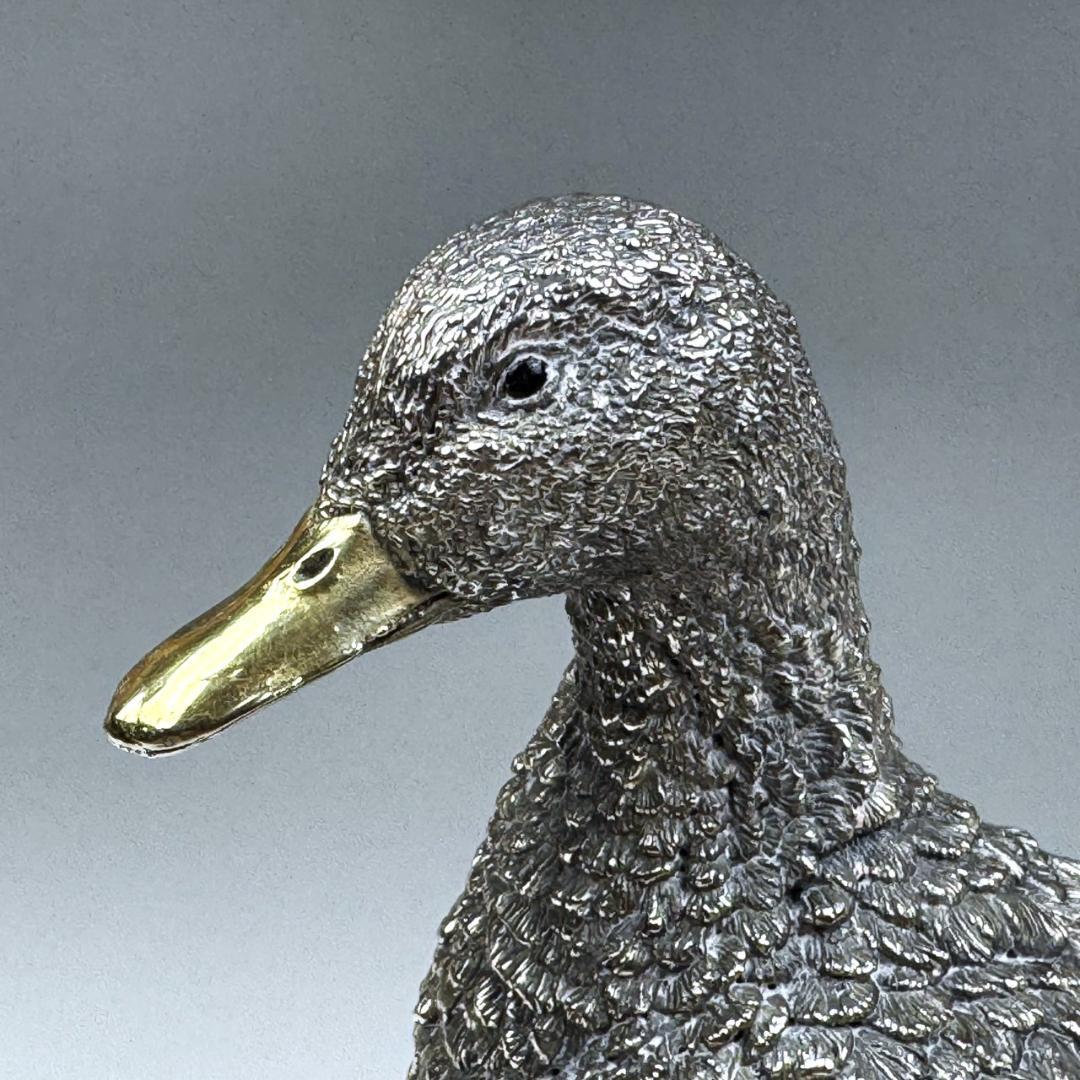 カントリーアーティスト スターリングシルバー アヒル 635g 英国 純銀張り