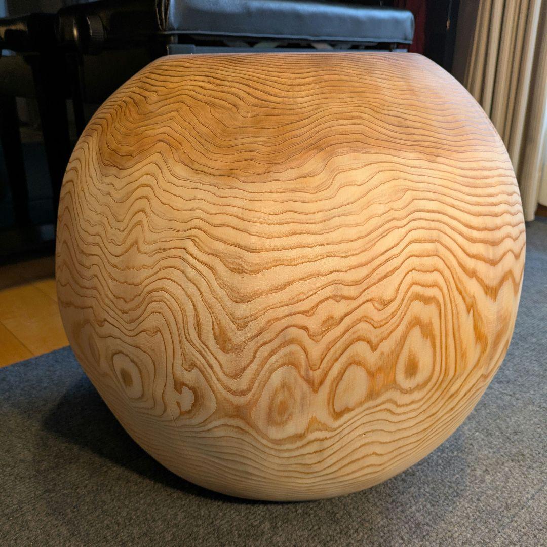 k098　杉　大型　切り株　丸型　椅子　スツール　テーブル