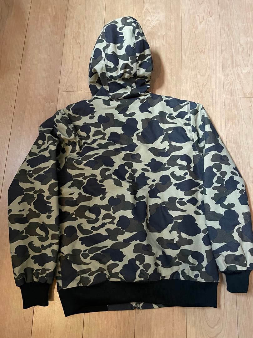 激レア 美品カーハート アクティブジャケット ダックカモ　エイプ