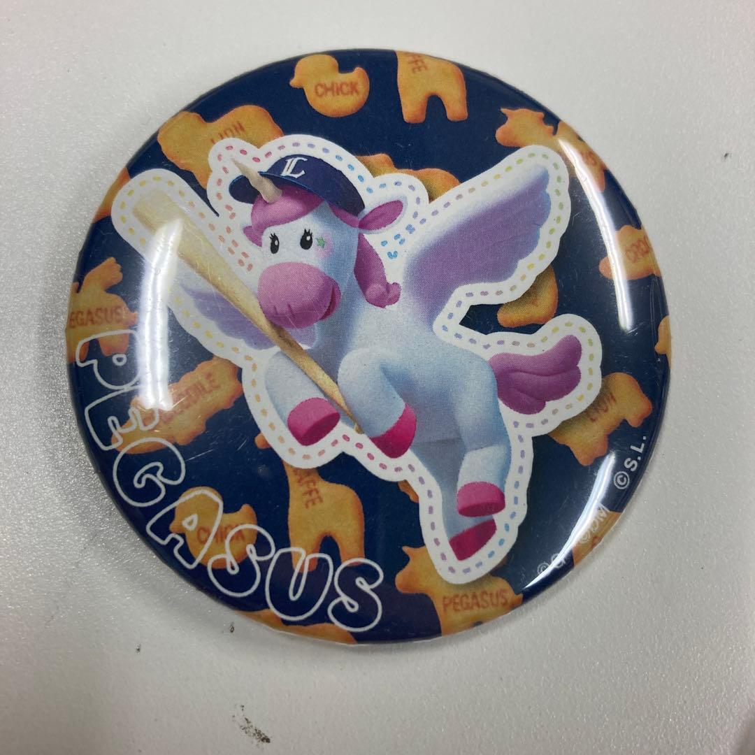 MB9-L たべっ子どうぶつ ペガサス ライオンズ 缶バッジ 17個セット