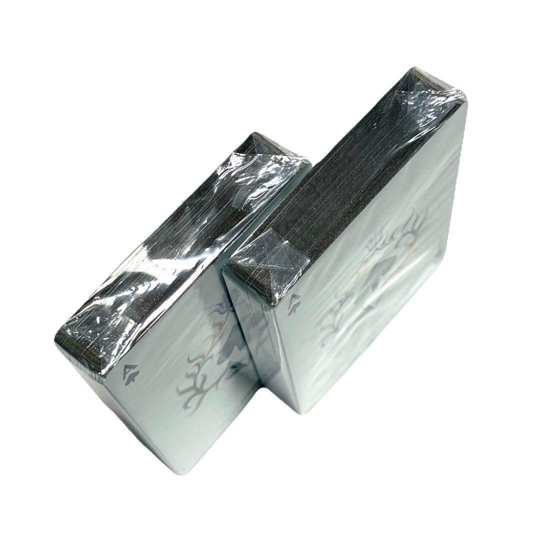 HERMES トランプセット 青 赤 2デッキ 美品 未開封 箱付き