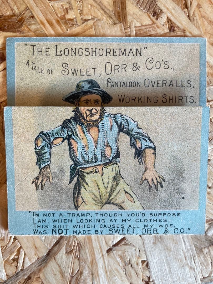 SWEET ORR スウィートオール ビンテージ　トレードカード