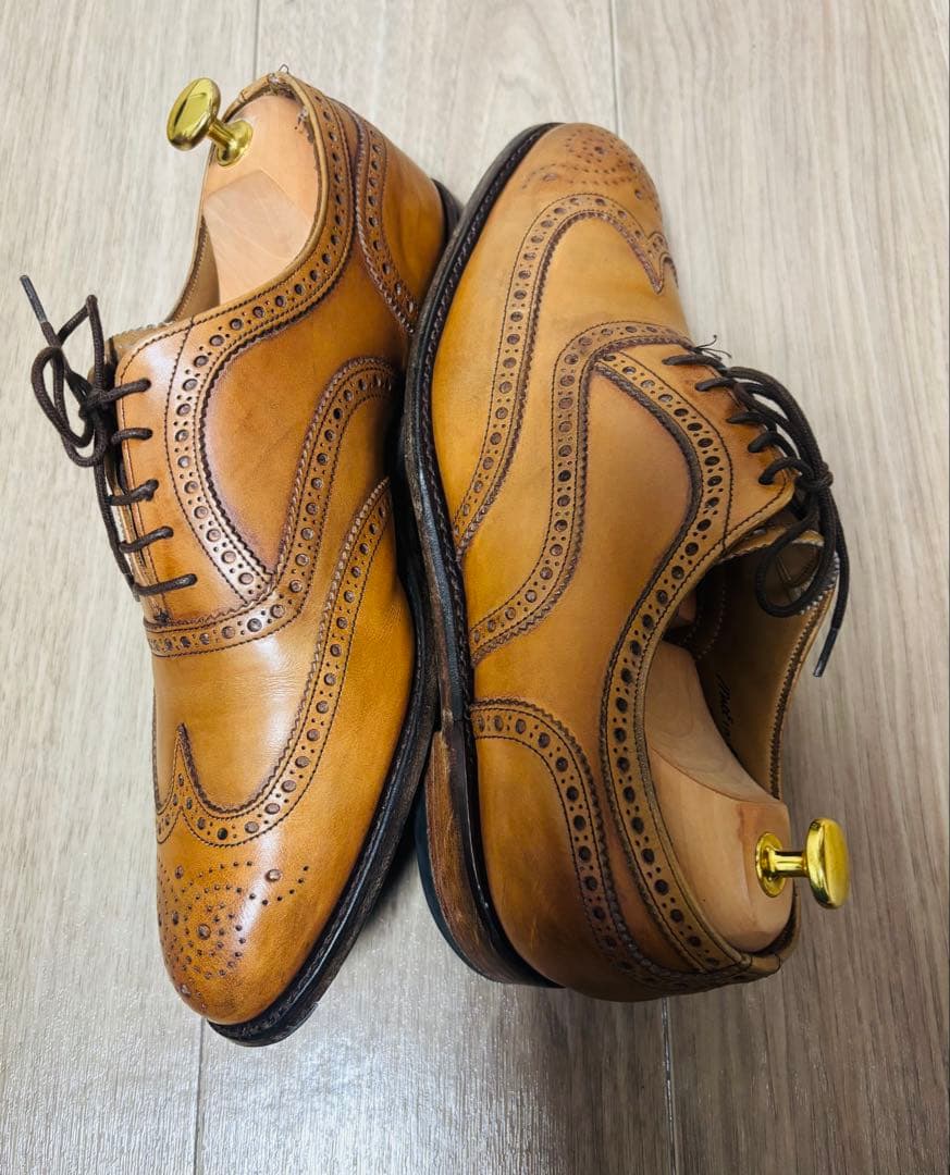 JOSEPH CHEANEY arthur ブラウンウィングチップシューズ