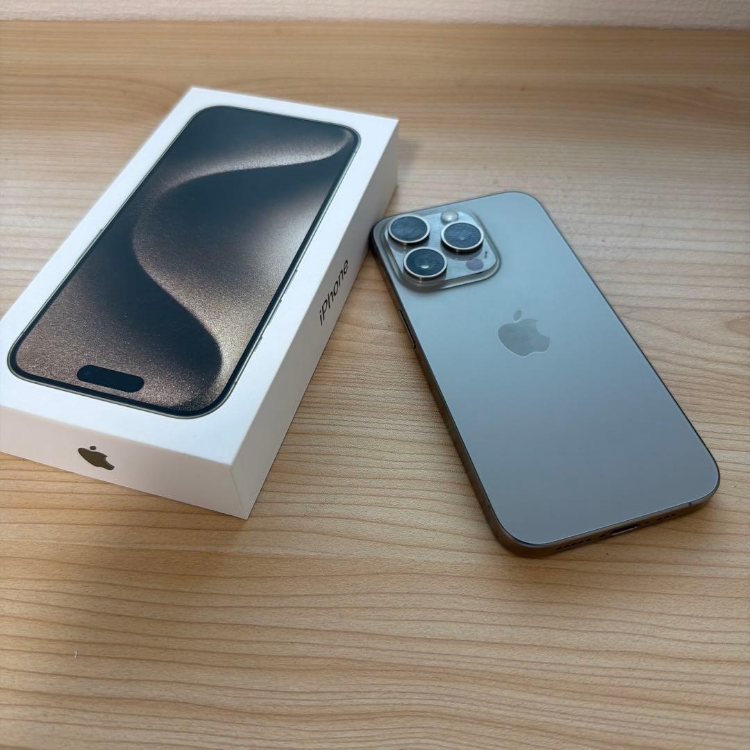 iPhone 15 Pro 本体 バッテリ91% 256GB 2024/4 美品