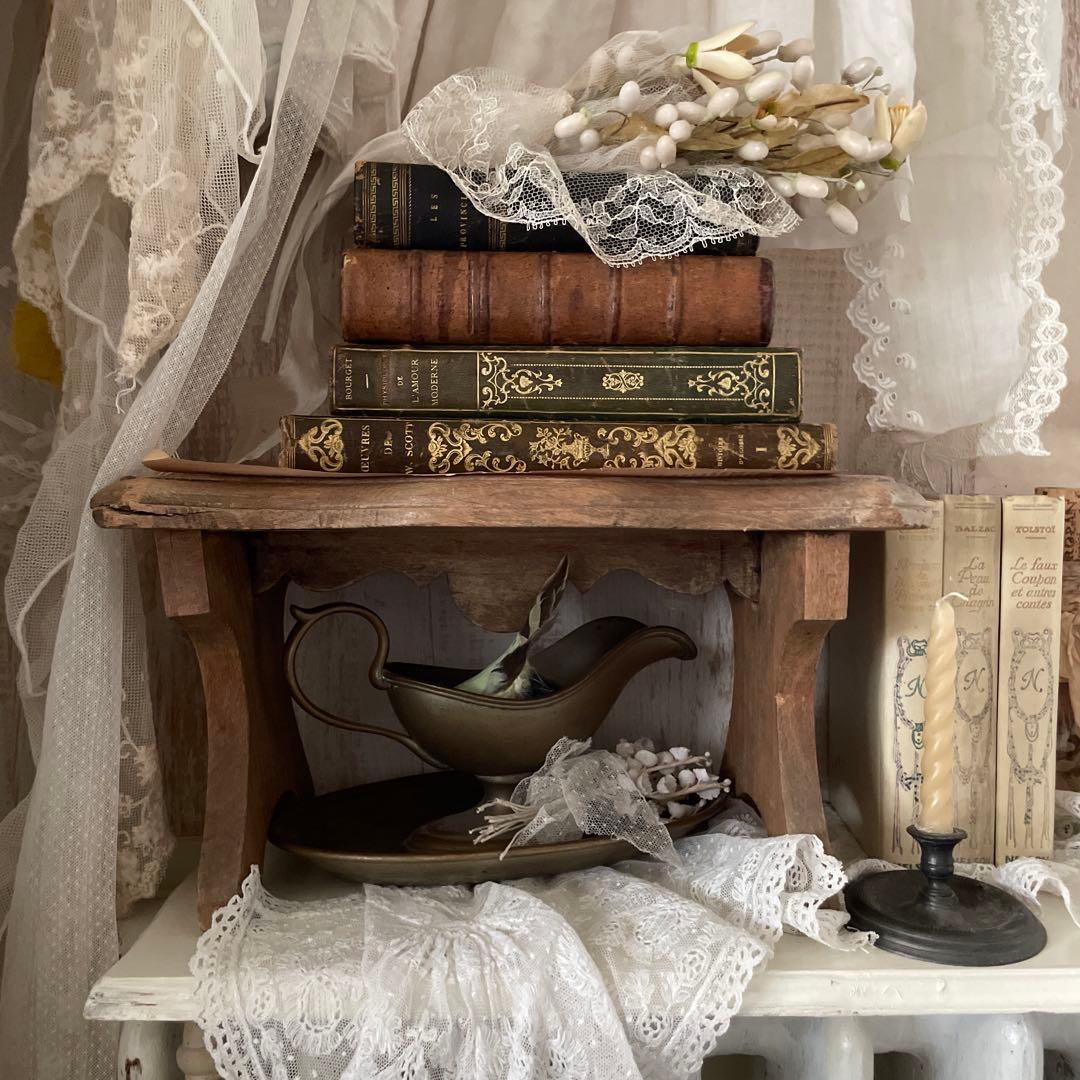 フランスアンティーク　フットスツール