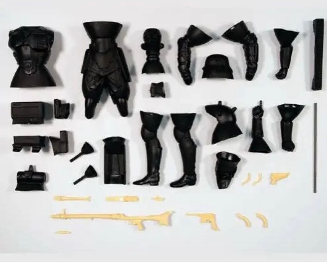 犬狼伝説プロテクトギアミドルサイズ ソフトビニールキット未組み立て未塗装品