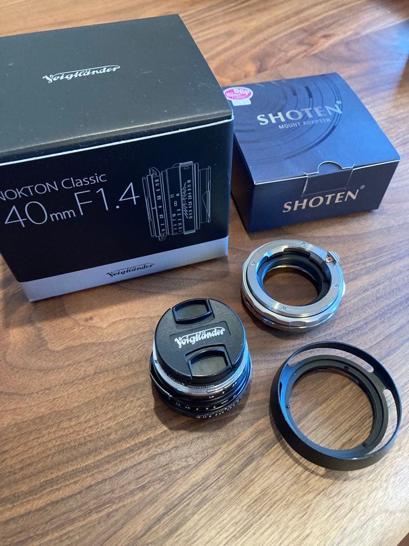NOKTON Classic 40mm F1.4 SC eマウントアダプタ付