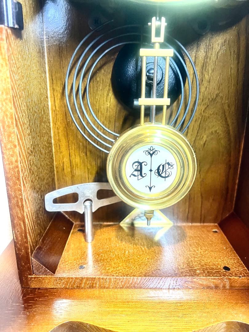 アリス愛知30DAY SuperLight振り子時計ゼンマイ掛け時計