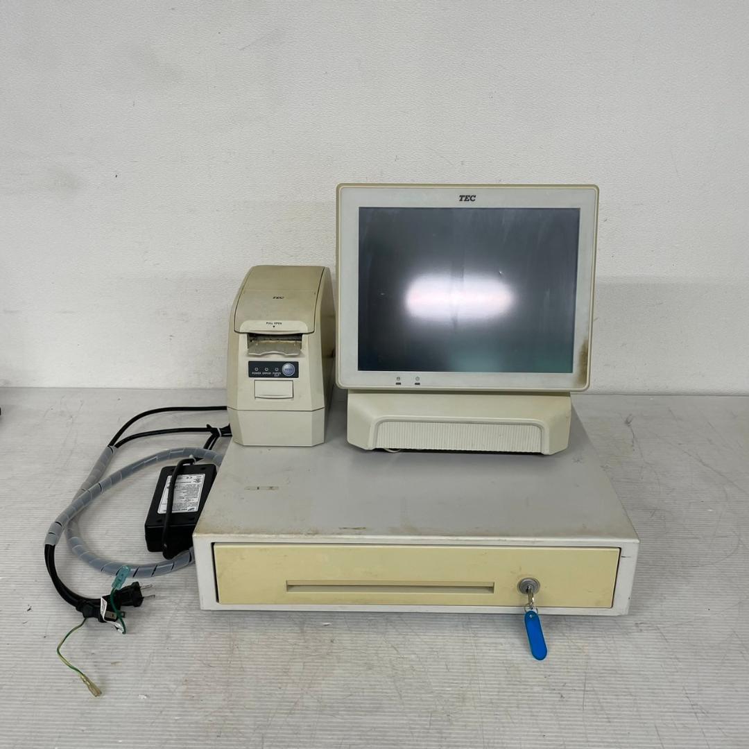 東芝テック 電子レジスター POSレジ TEC QT-10 店舗品 J0744