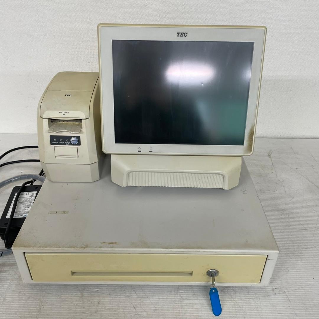 東芝テック 電子レジスター POSレジ TEC QT-10 店舗品 J0744