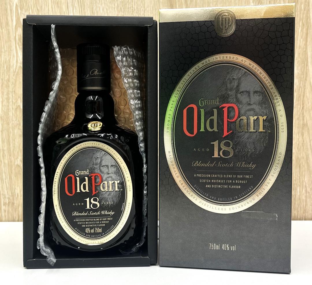 未開栓 Grand Old Parr オールドパー18年 750ml 箱付き