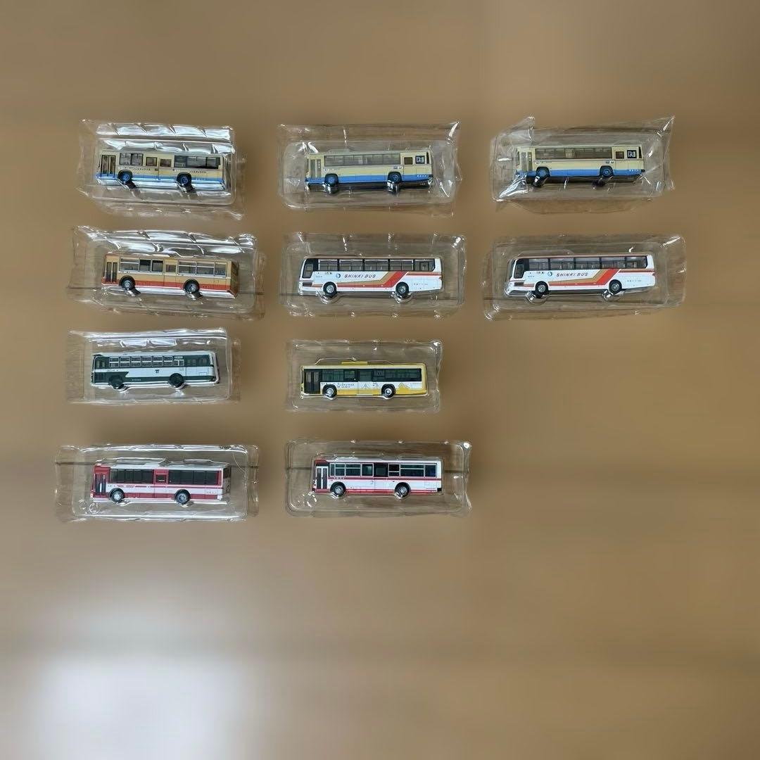 バスコレクション　10台セット　神姫バス　山陽　神戸市営　阪急