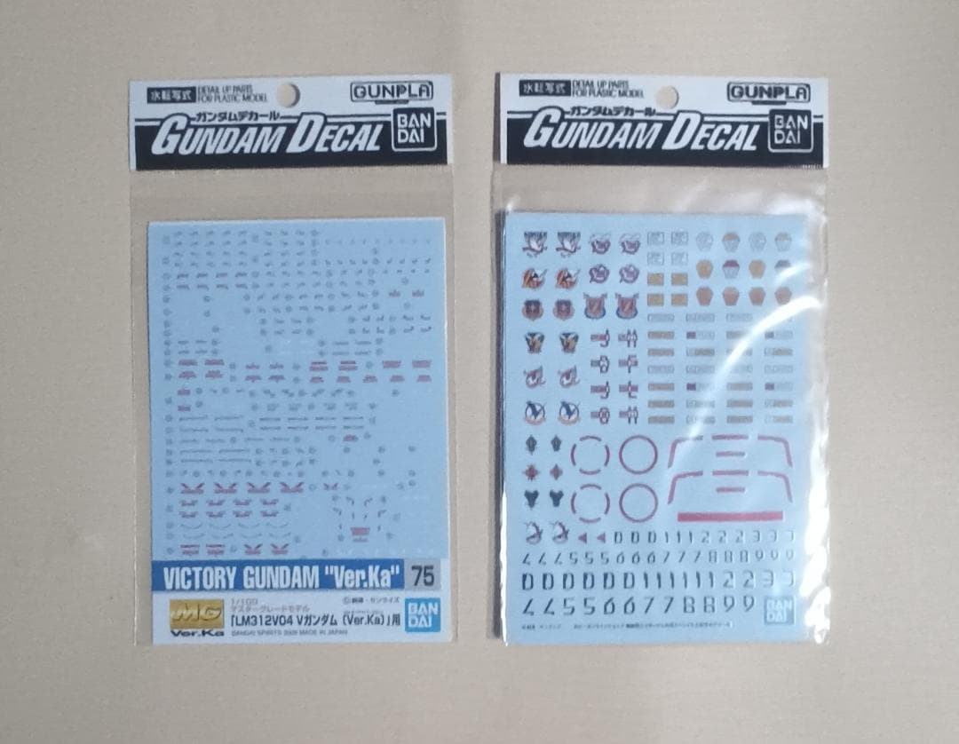 MG、ＲＥ　Vガンダムセット