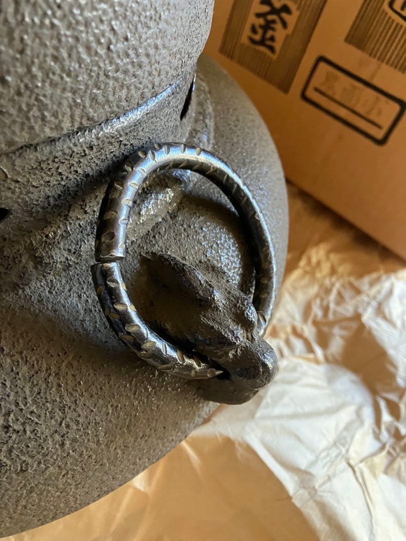 鬼面鉄風炉釜,敷板,電熱器セット