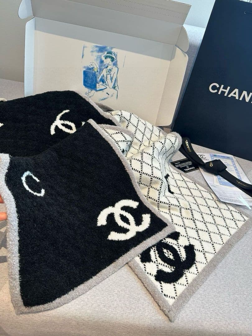 CHANEL　シャネル　マフラー　180×35cm
