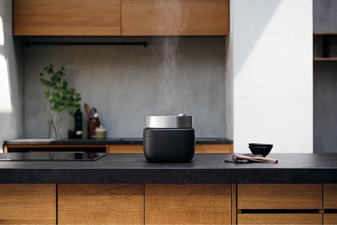 BALMUDA The Gohan KBG-8K 炊飯器 ブラック 美品３合炊き