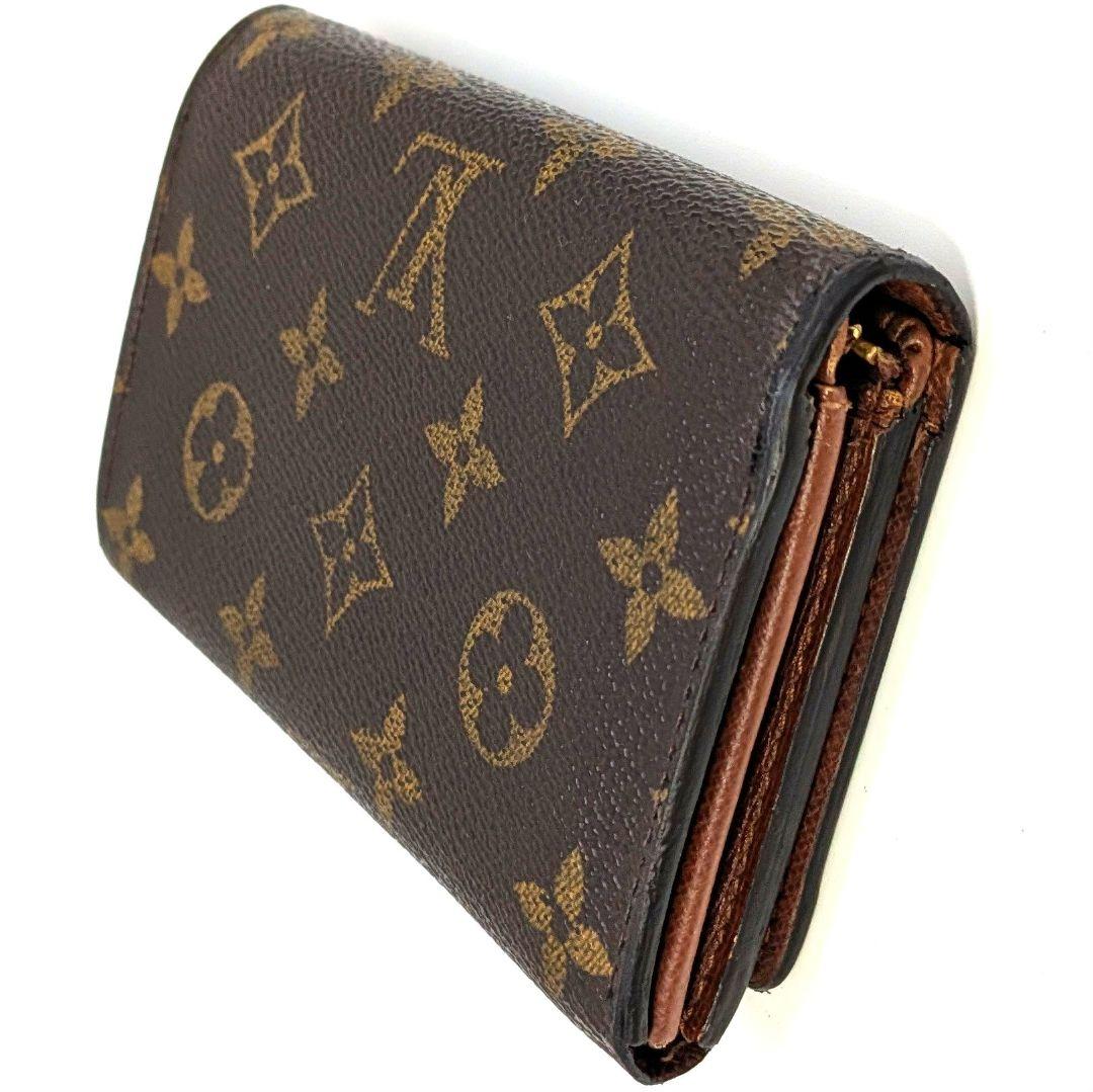 ルイヴィトン モノグラム ビエ トレゾール L字型ファスナー 折り財布 A85