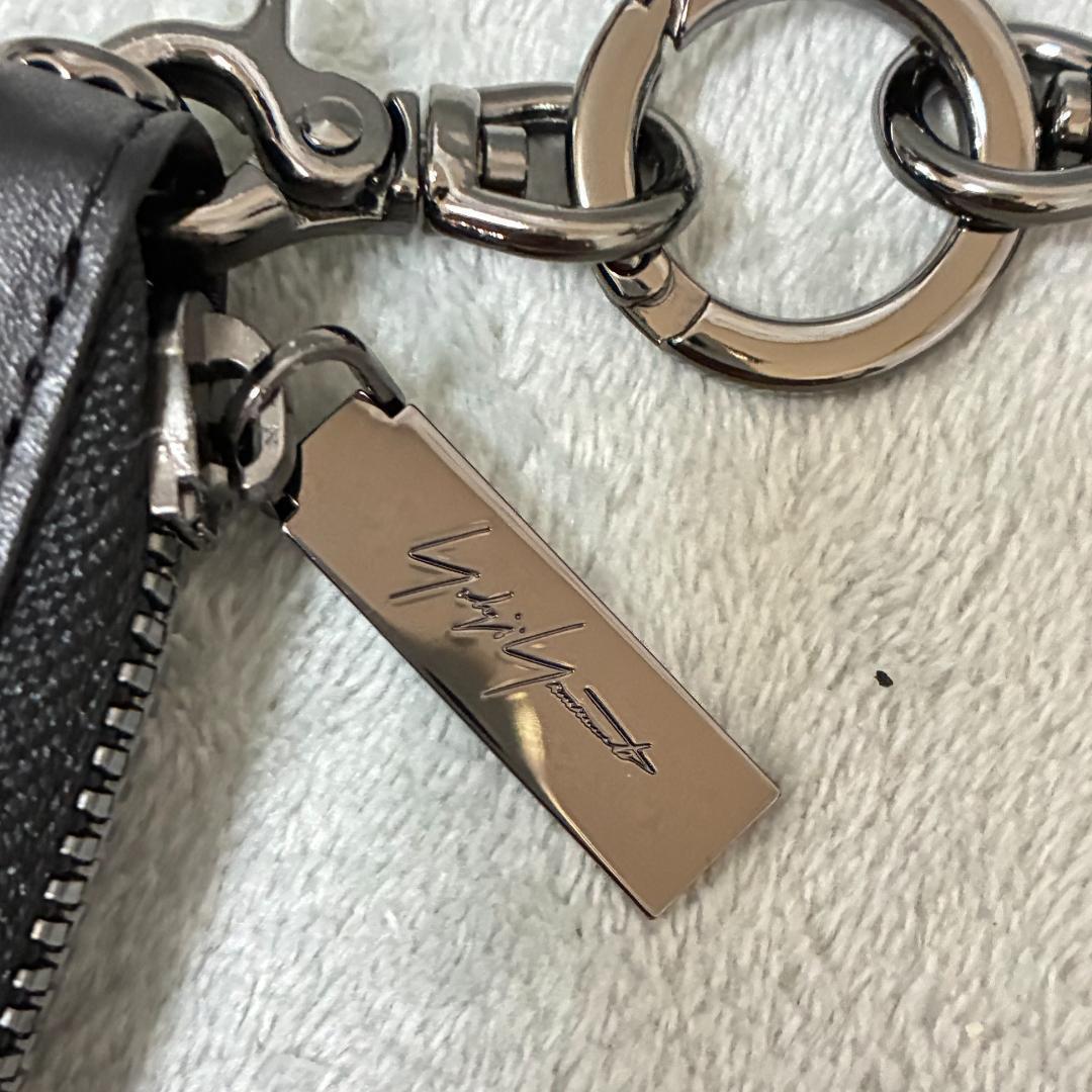 極美品 ディスコードヨウジヤマモト 25SS レザー スマートキーケース 黒