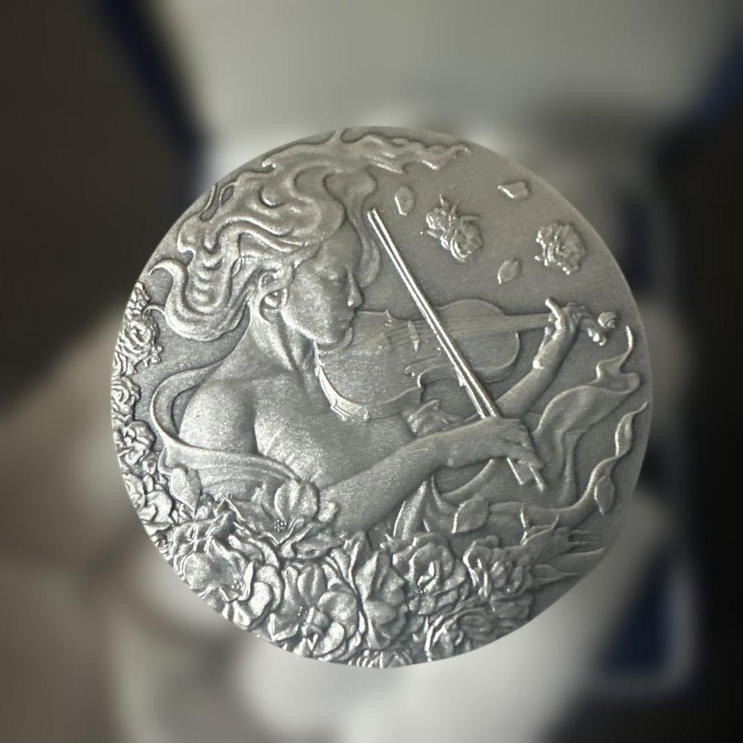 桜の通り抜け記念銀メダル 令和2年 造幣局製