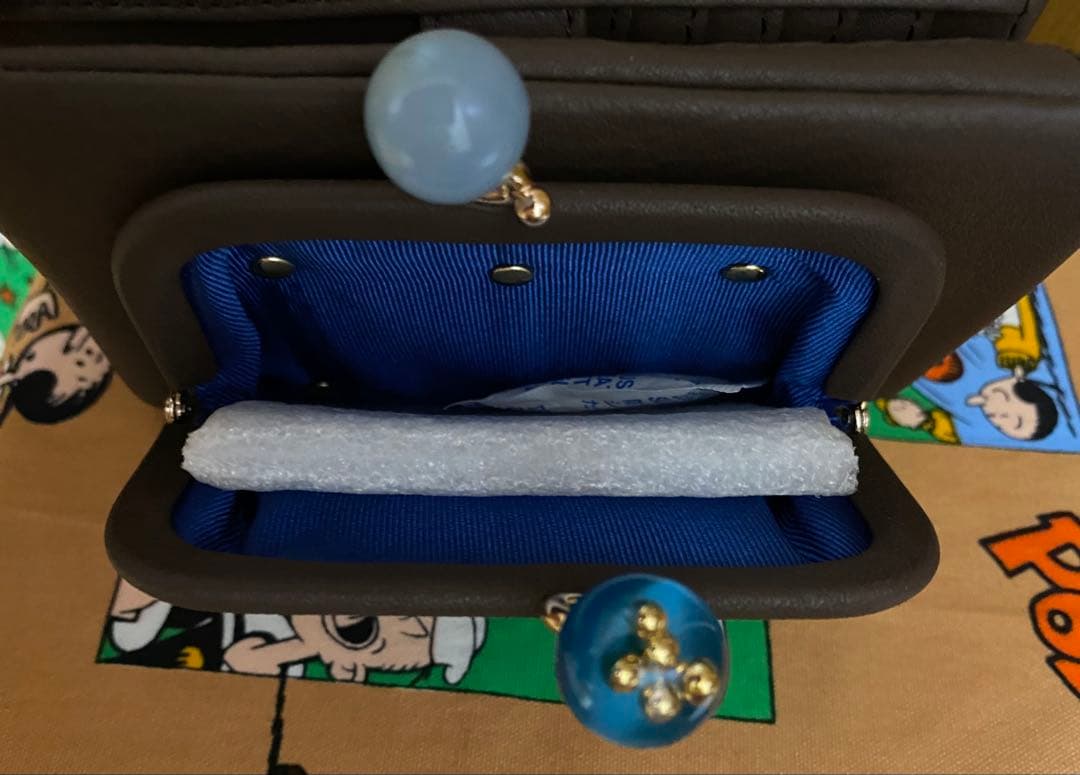 未使用　ear PAPILLONNER イアパピヨネ がま口折り財布