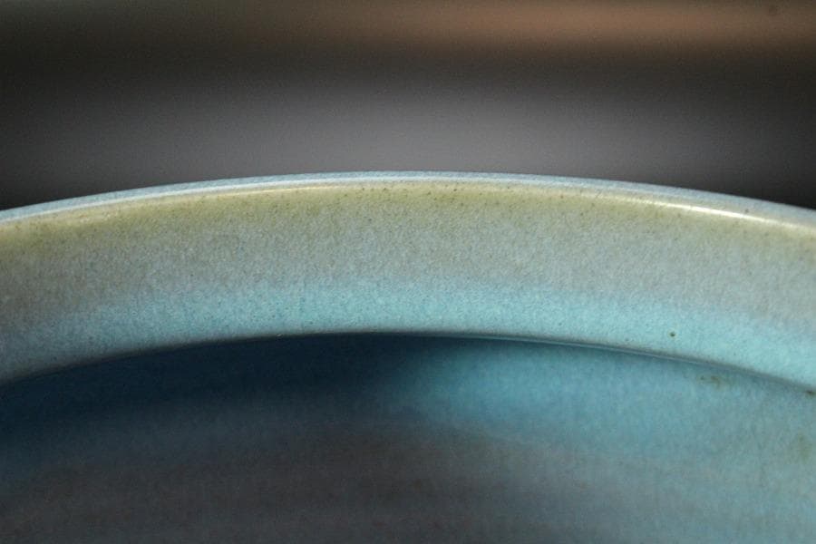 中国美術 鈞窯 斑紫釉 壷 φ23.5cm(K-LC211)