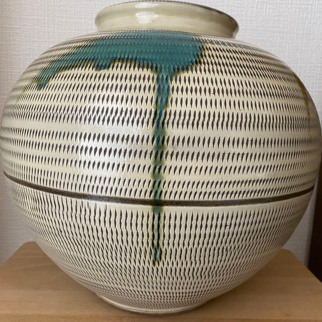 ⚫︎小石原焼　花瓶　工芸品　　　　　　　　リS