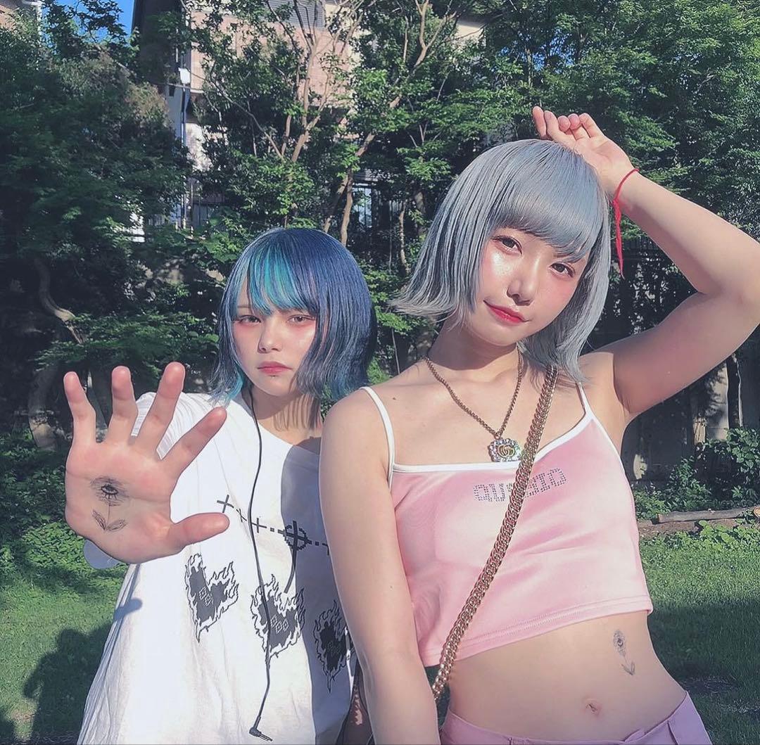 4s4ki Tシャツ ライトグリーン XL