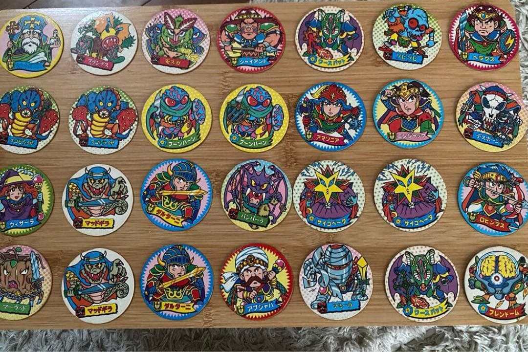 マーメードドラゴンワールド メンコ32枚とシール13種類57枚