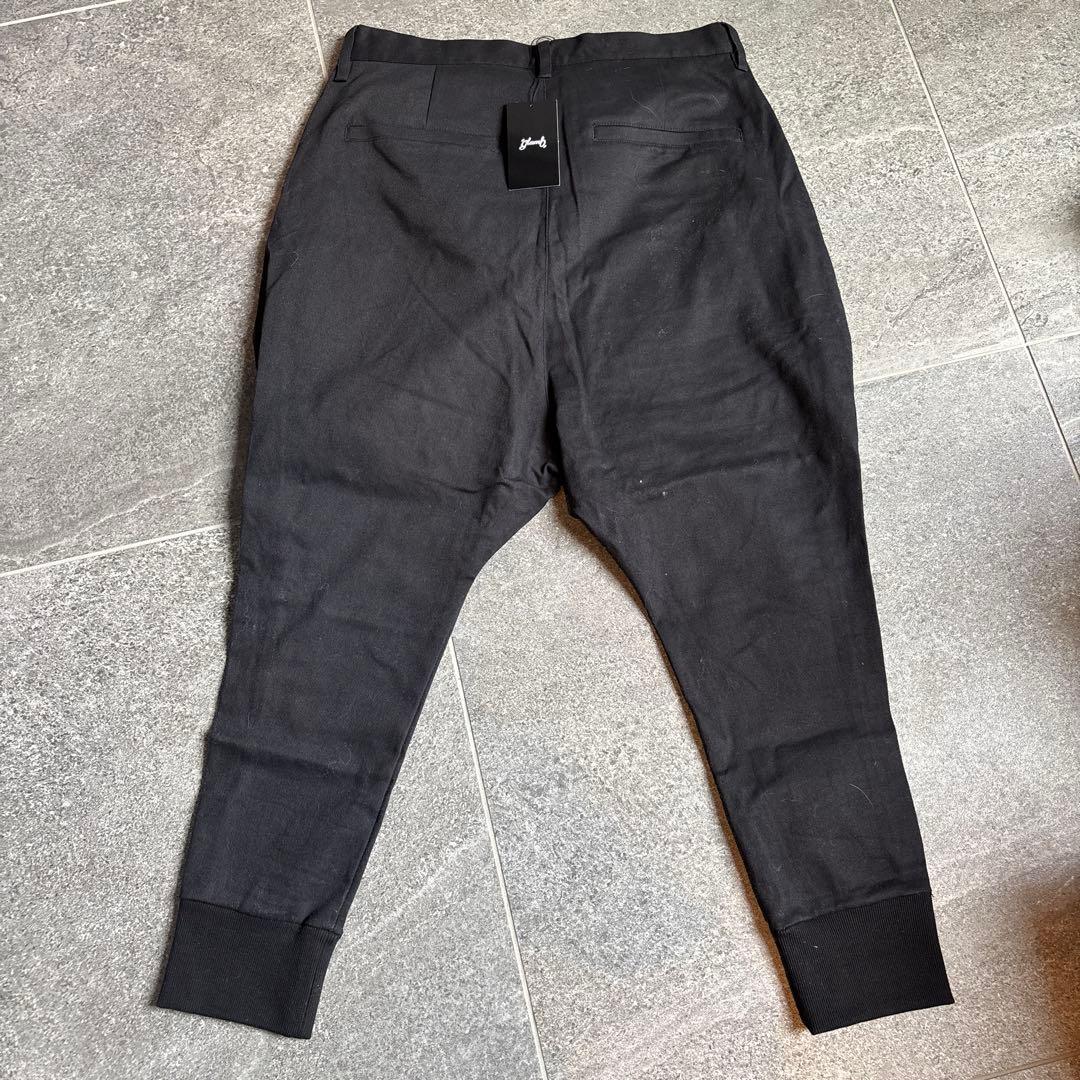qlamb ブラック サルエルパンツ Lサイズ