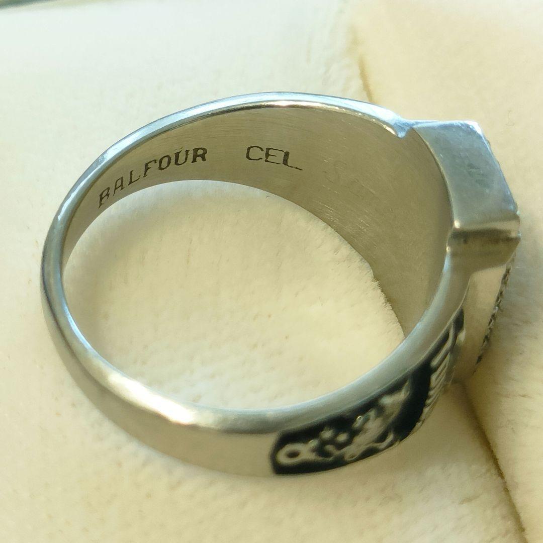 BALFORE スターリングシルバー 925 カレッジリング ヴィンテージリング