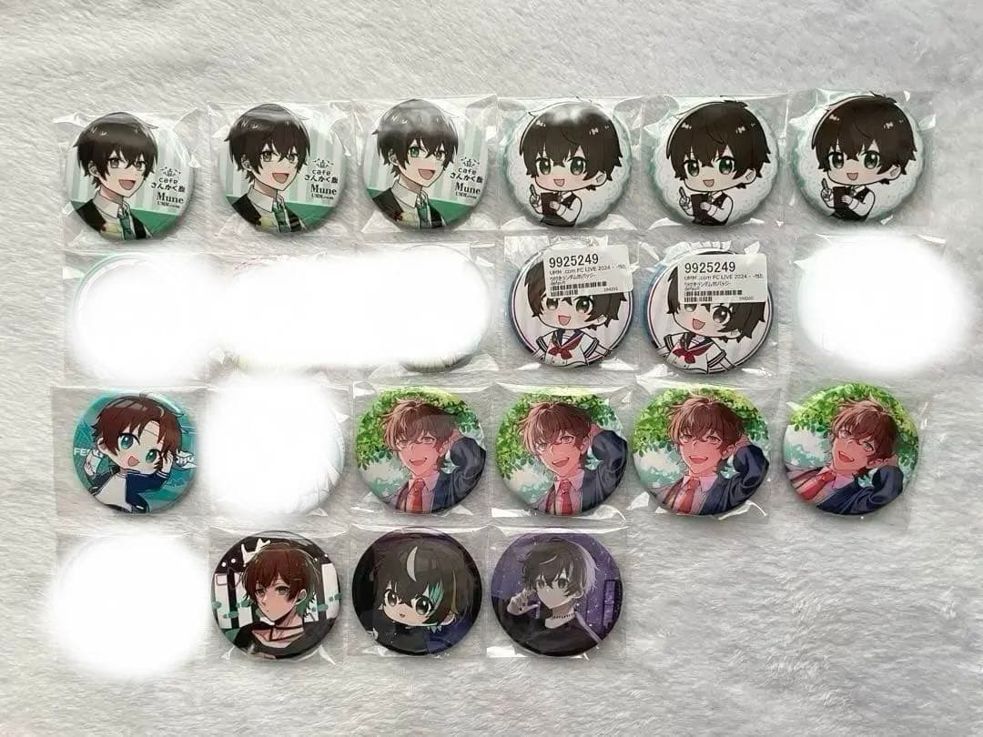 UMM.com 無音 缶バッジ さんかく旗 フェスキメ FC