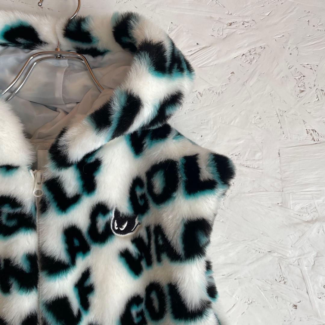 ゴルフウェア【WAAC】エコファーロゴフーディーベスト　ファーベスト　2