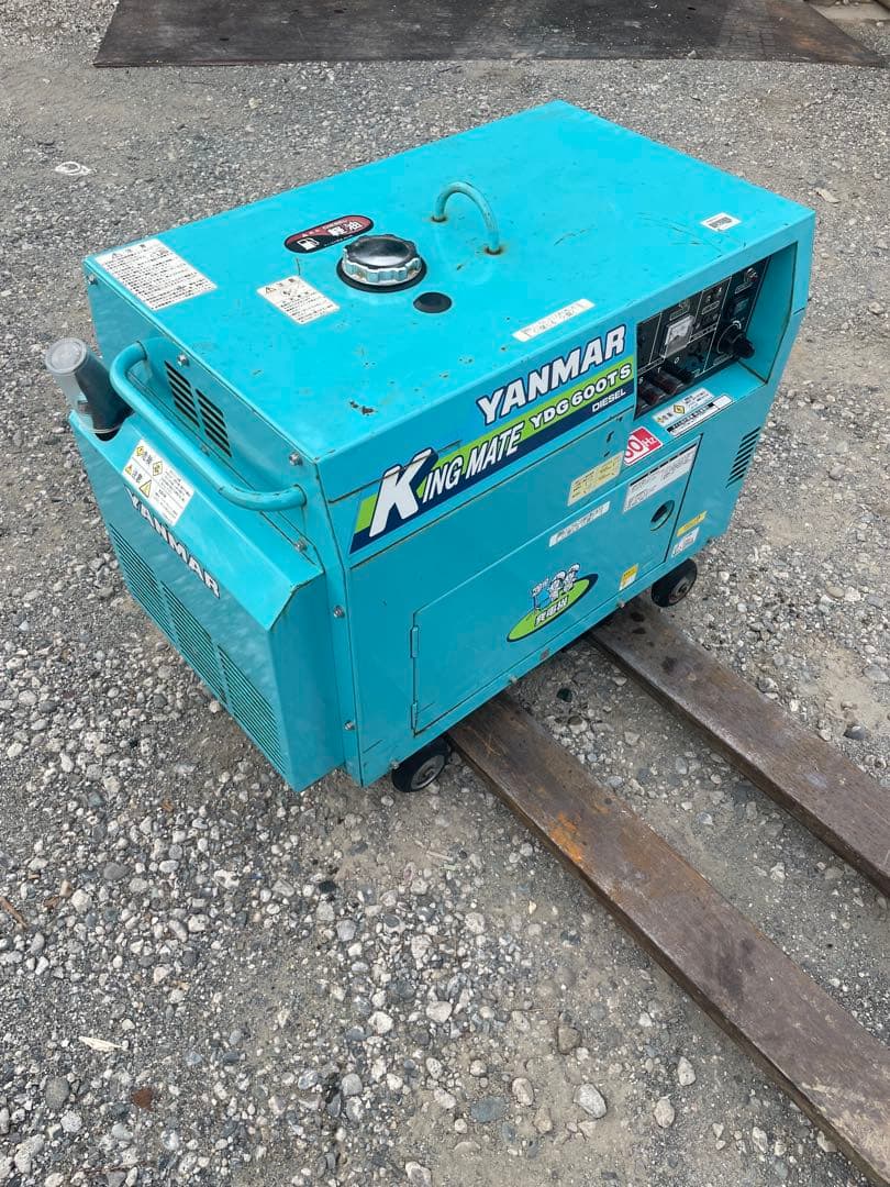 ヤンマー　ディーゼル　200V 発電機　実働10H YDG600TS-6E