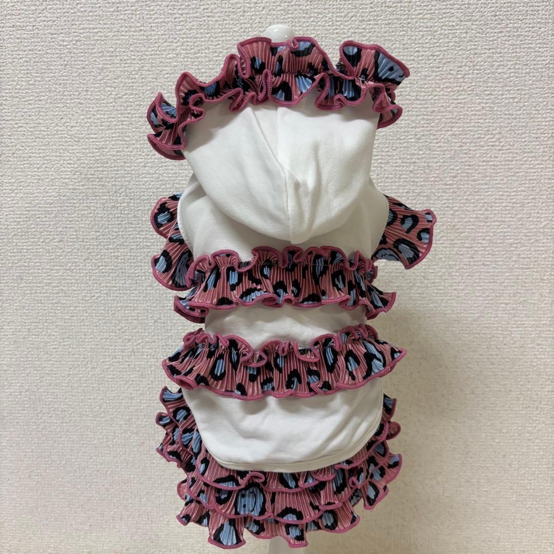 ene☆ レオパードニコちゃんパーカー、ワンピース、バレッタ 3点セット 1H