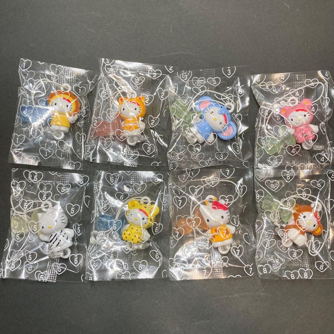 【超希少】ジャングルキティ プチマスコット レトロ ストラップ【全8種揃い】