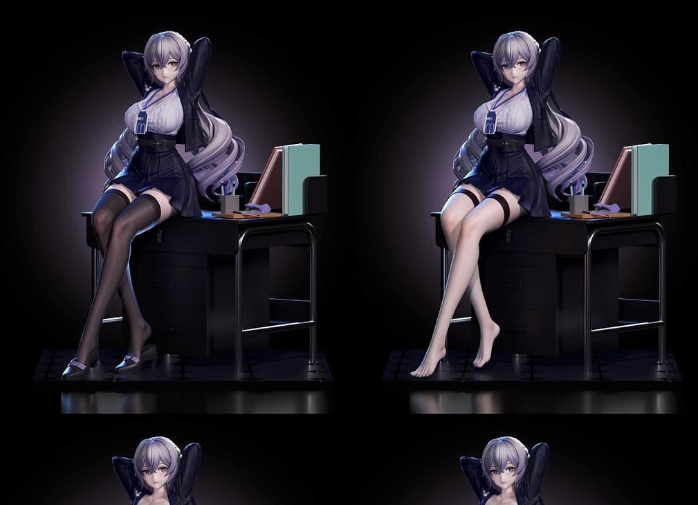 崩壊3rd ブローニャ・ザイチク フィギュア ガレージキット 塗装済完成品