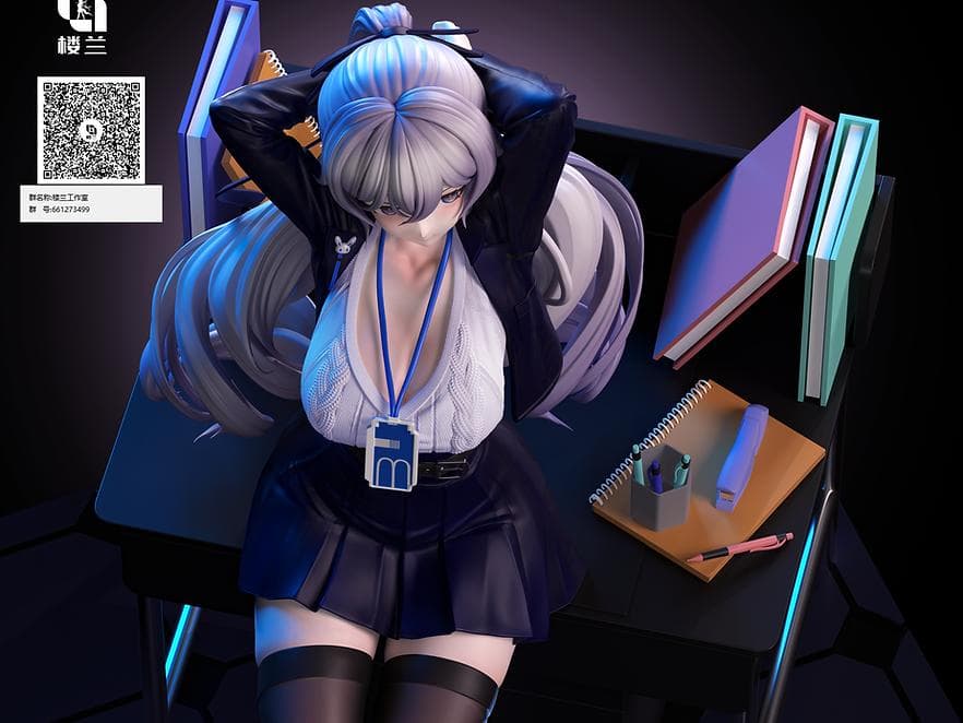 崩壊3rd ブローニャ・ザイチク フィギュア ガレージキット 塗装済完成品