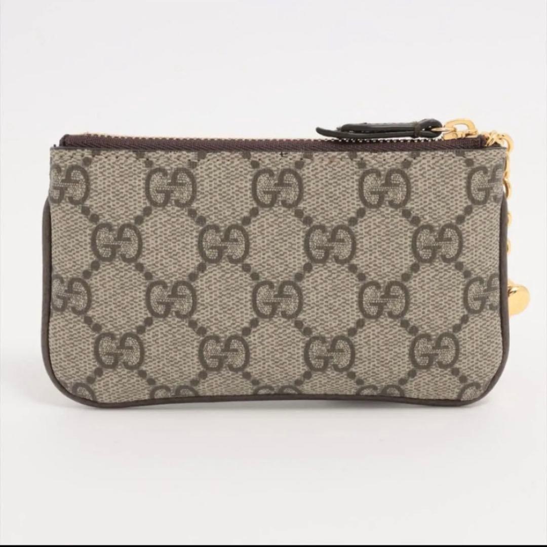 gucci グッチ GGスプリーム ケース ベージュ　小銭入れ