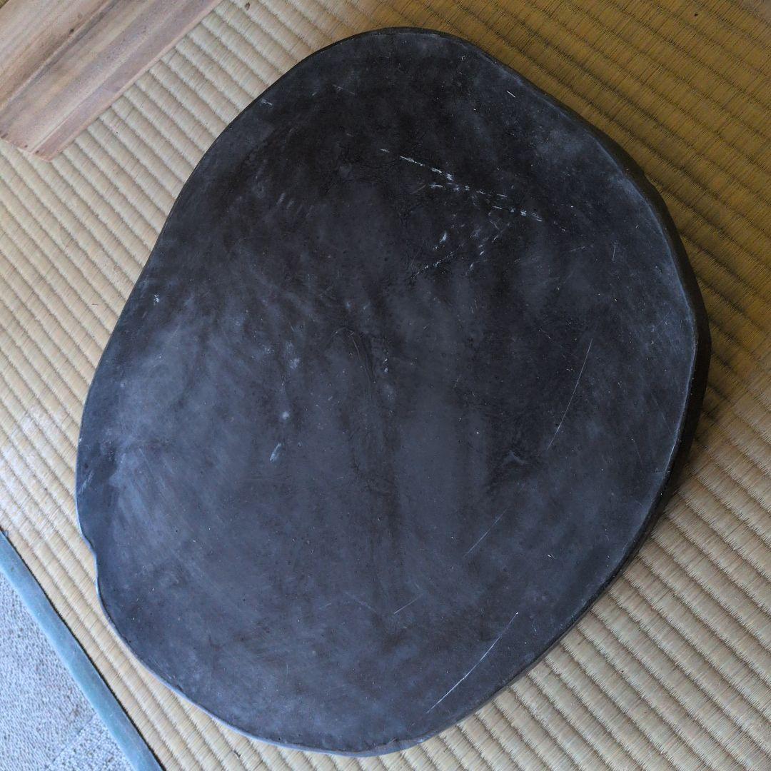 特大硯　龍の彫刻