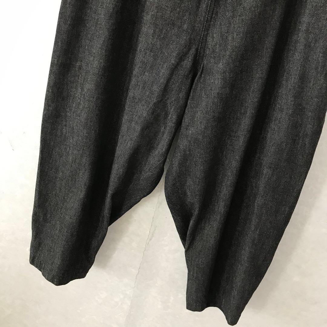 Y`s ヨウジヤマモト デニム サルエルパンツ 美品 ブラックデニム 1