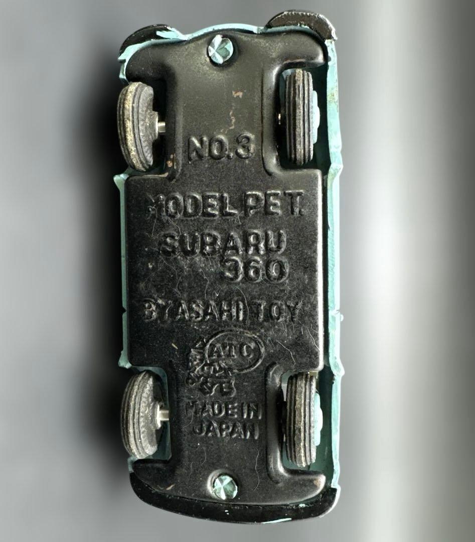ヴィンテージ★ スバル 360 モデルペット No.3 1/36 水色
