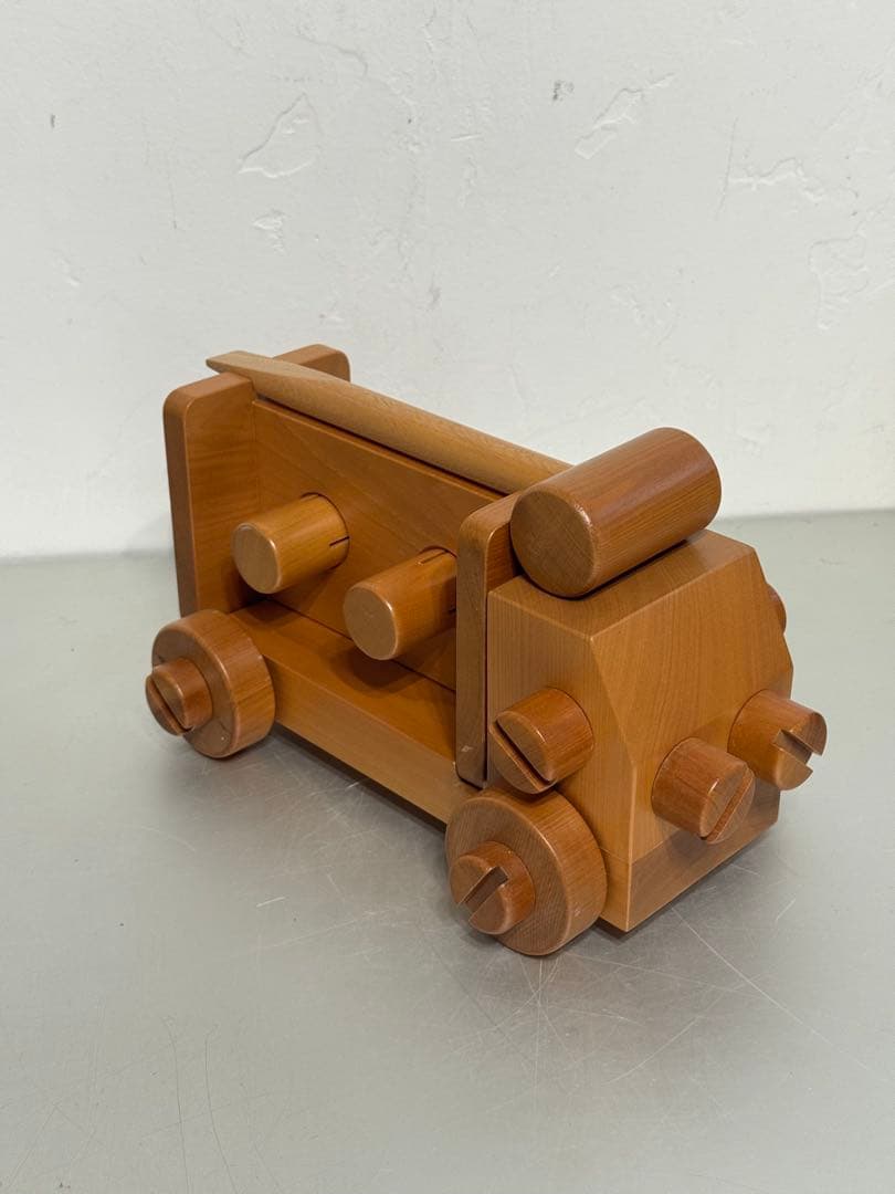 寺内定夫 トンカチぐるま 箱付き 木のおもちゃ 大型トラック 木製玩具 希少