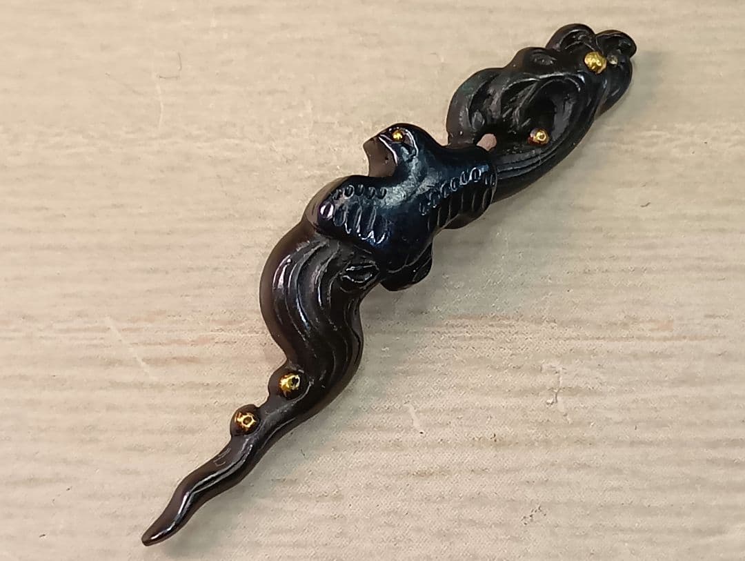 煙草入れ／波千鳥前金具