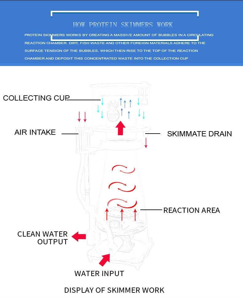 コーラルボックス　D500PLUS DC プロテインスキマー