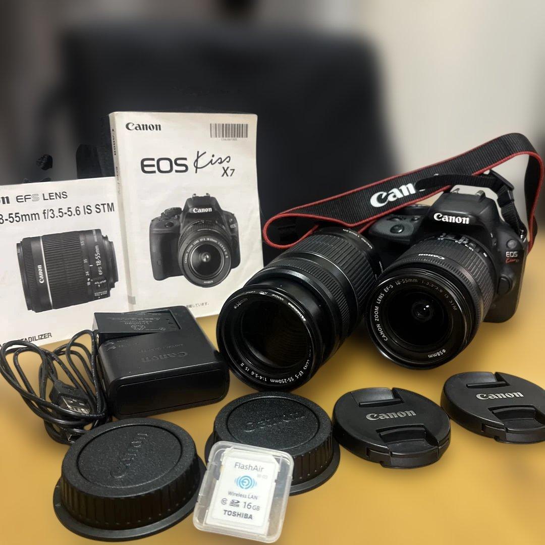 Canon EOS Kiss X7 一眼レフカメラ セット