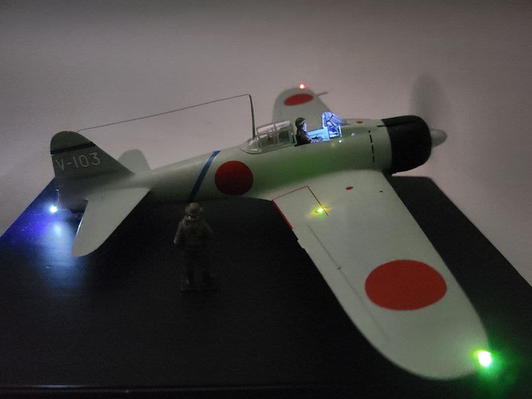 零式艦上戦闘機21型 リアルモーターライズ完成品 タミヤ1/48