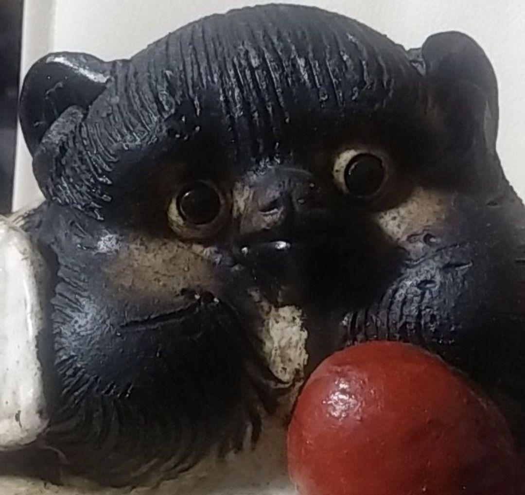 一点物！！！手作り たぬき 置物 信楽焼